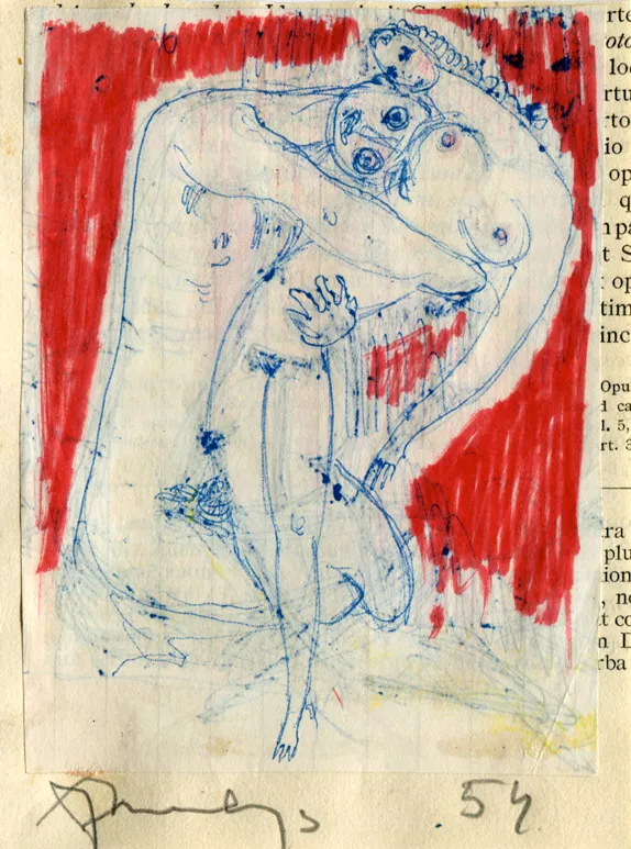 Couple - Dated - Nude - Signed